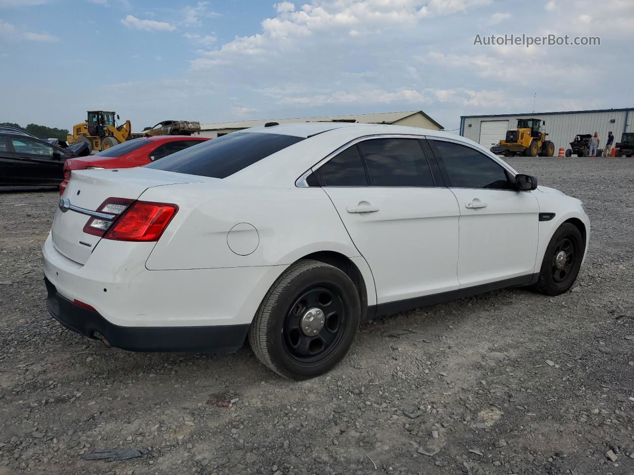 2017 Ford Taurus Police Interceptor White vin: 1FAHP2L83HG109248