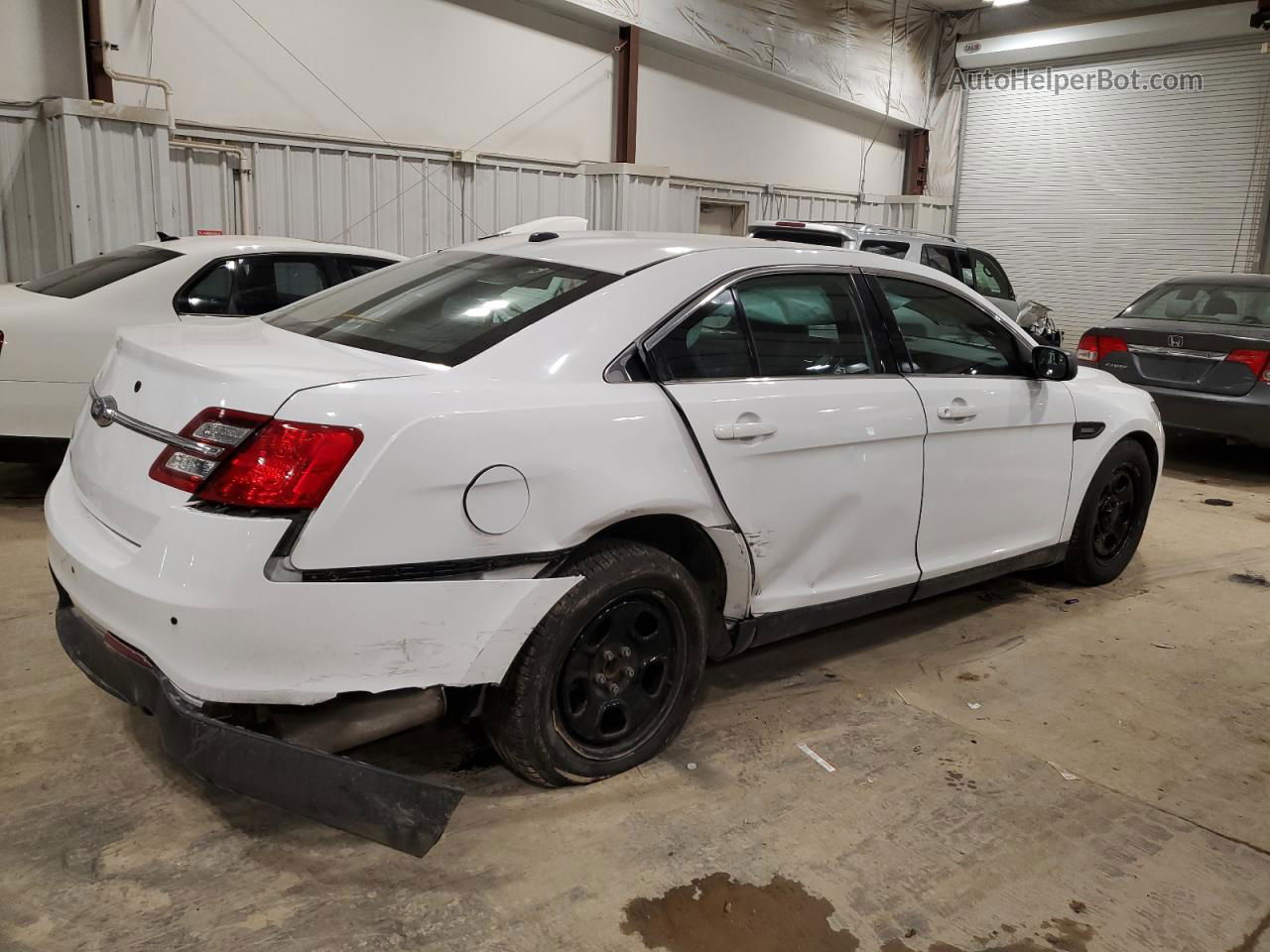 2017 Ford Taurus Police Interceptor White vin: 1FAHP2L86HG145628