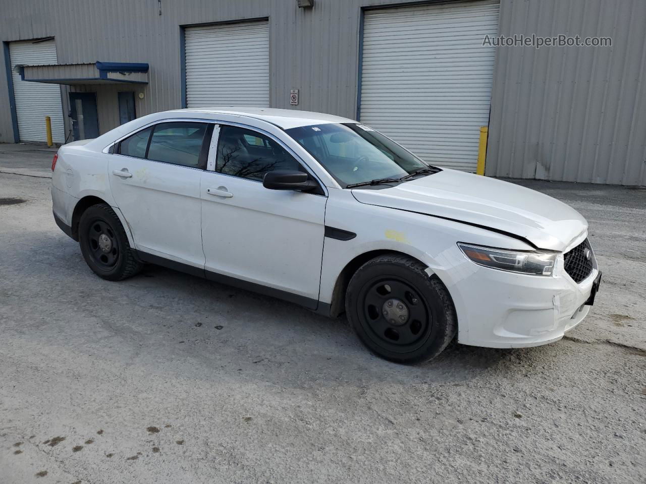 2017 Ford Taurus Police Interceptor Белый vin: 1FAHP2MK1HG106665