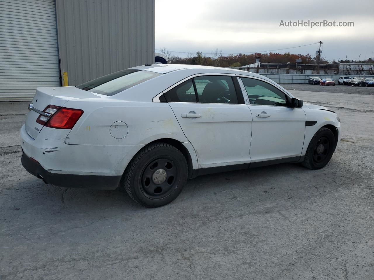 2017 Ford Taurus Police Interceptor Белый vin: 1FAHP2MK1HG106665