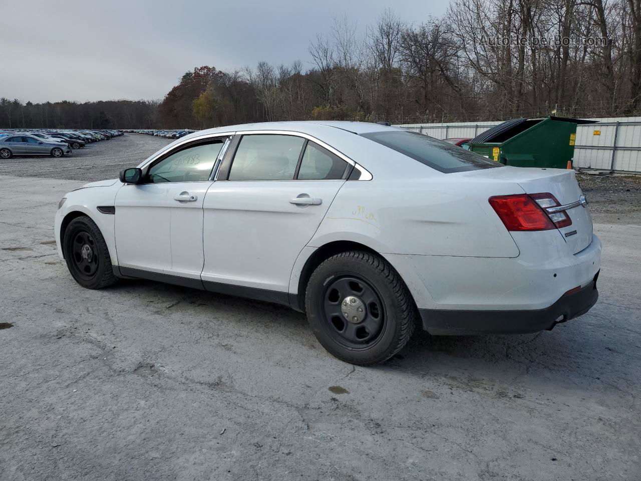 2017 Ford Taurus Police Interceptor White vin: 1FAHP2MK1HG106665