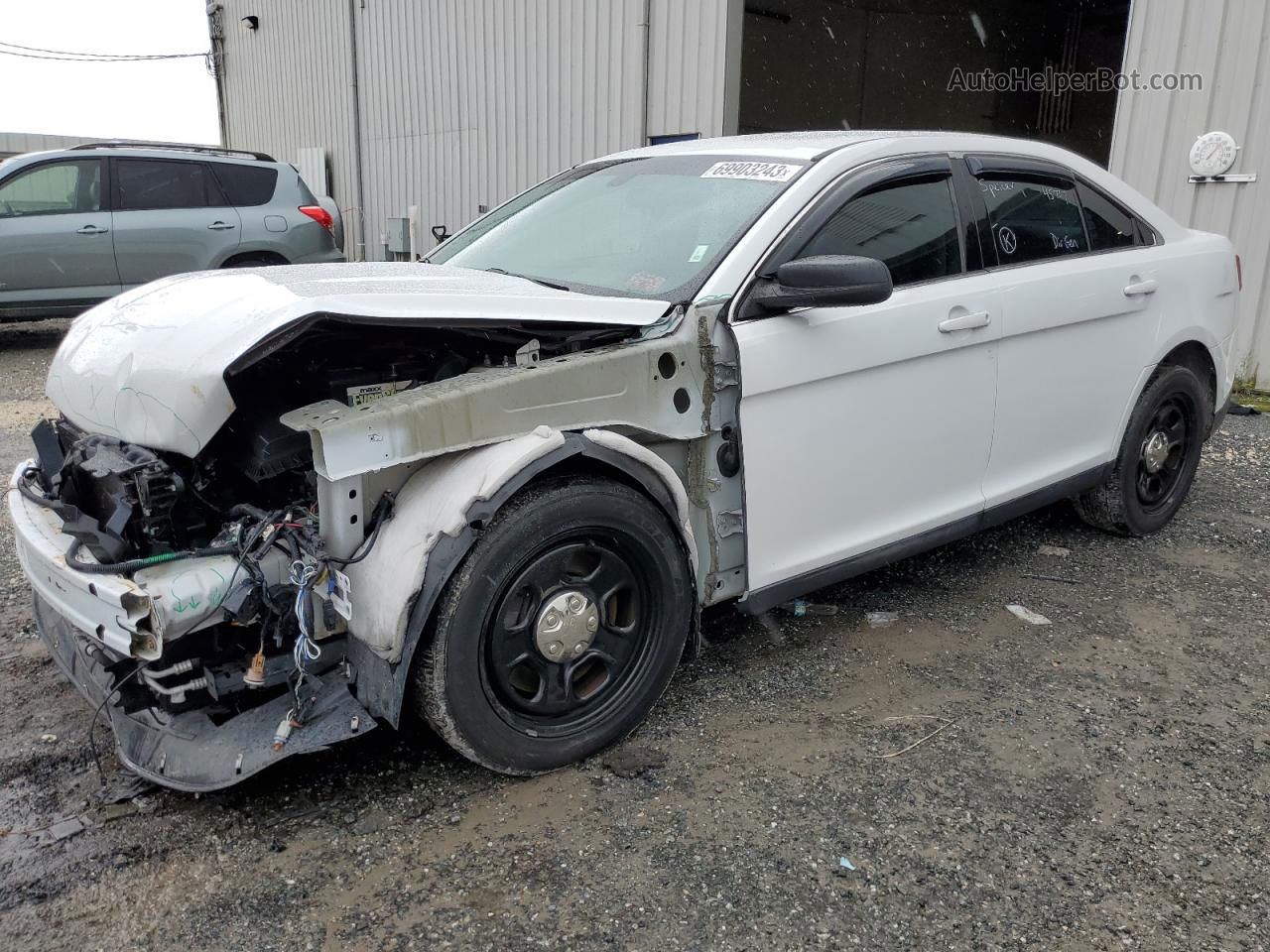 2017 Ford Taurus Police Interceptor Белый vin: 1FAHP2MK1HG119903