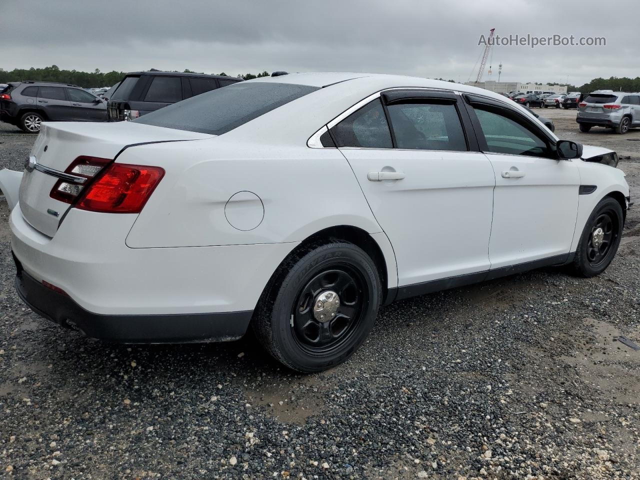 2017 Ford Taurus Police Interceptor Белый vin: 1FAHP2MK1HG119903
