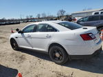 2017 Ford Taurus Police Interceptor White vin: 1FAHP2MK1HG128066