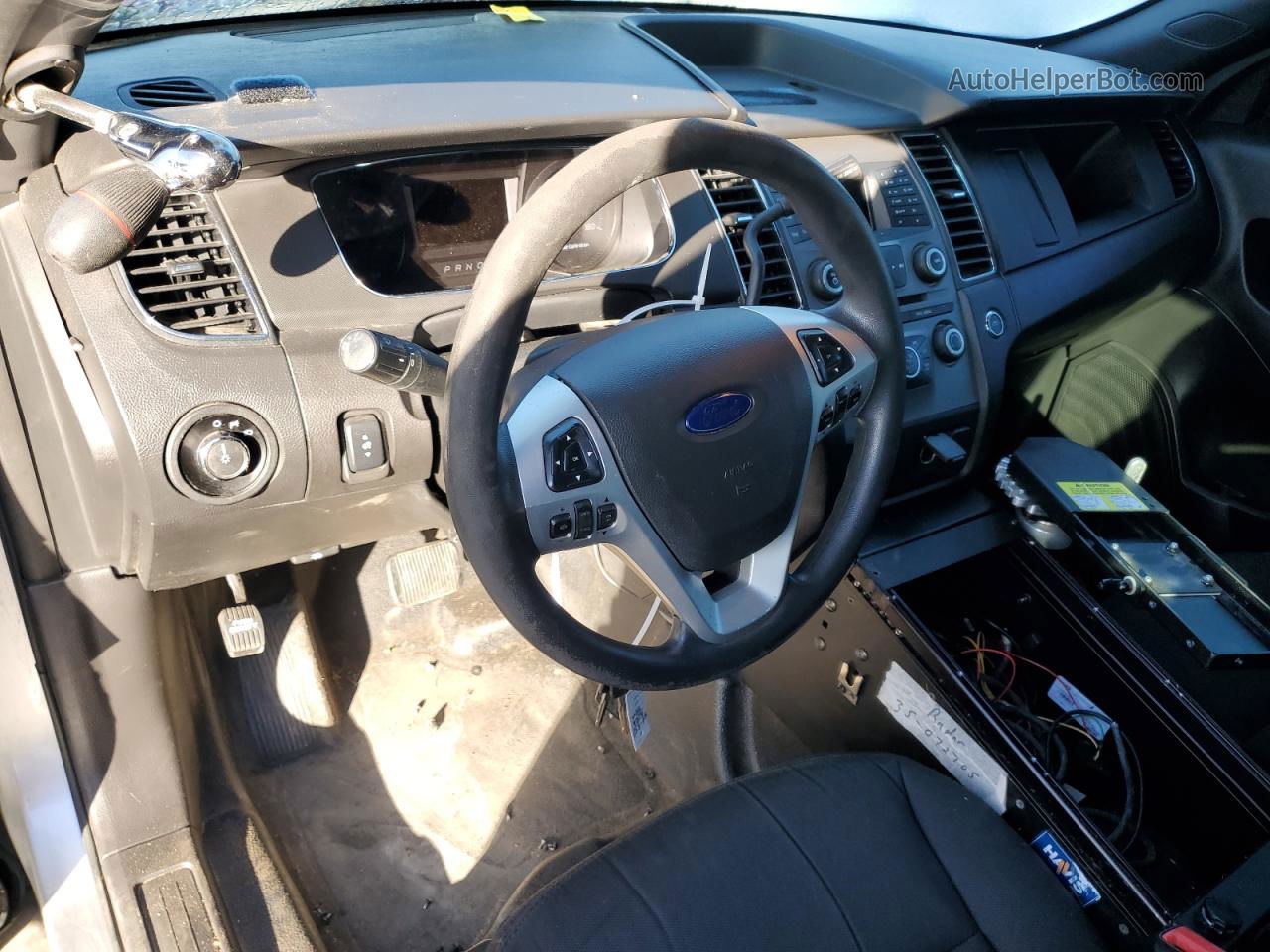 2017 Ford Taurus Police Interceptor Silver vin: 1FAHP2MK2HG106867