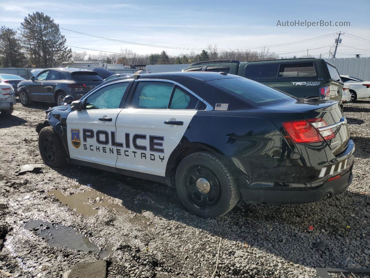 2017 Ford Taurus Police Interceptor Black vin: 1FAHP2MK3HG133687