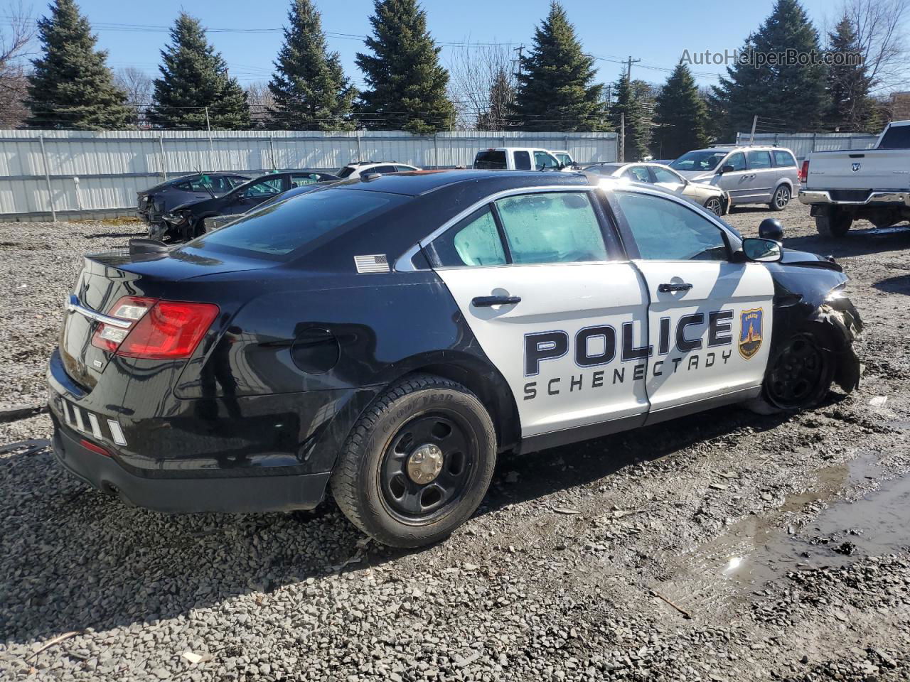 2017 Ford Taurus Police Interceptor Black vin: 1FAHP2MK3HG133687