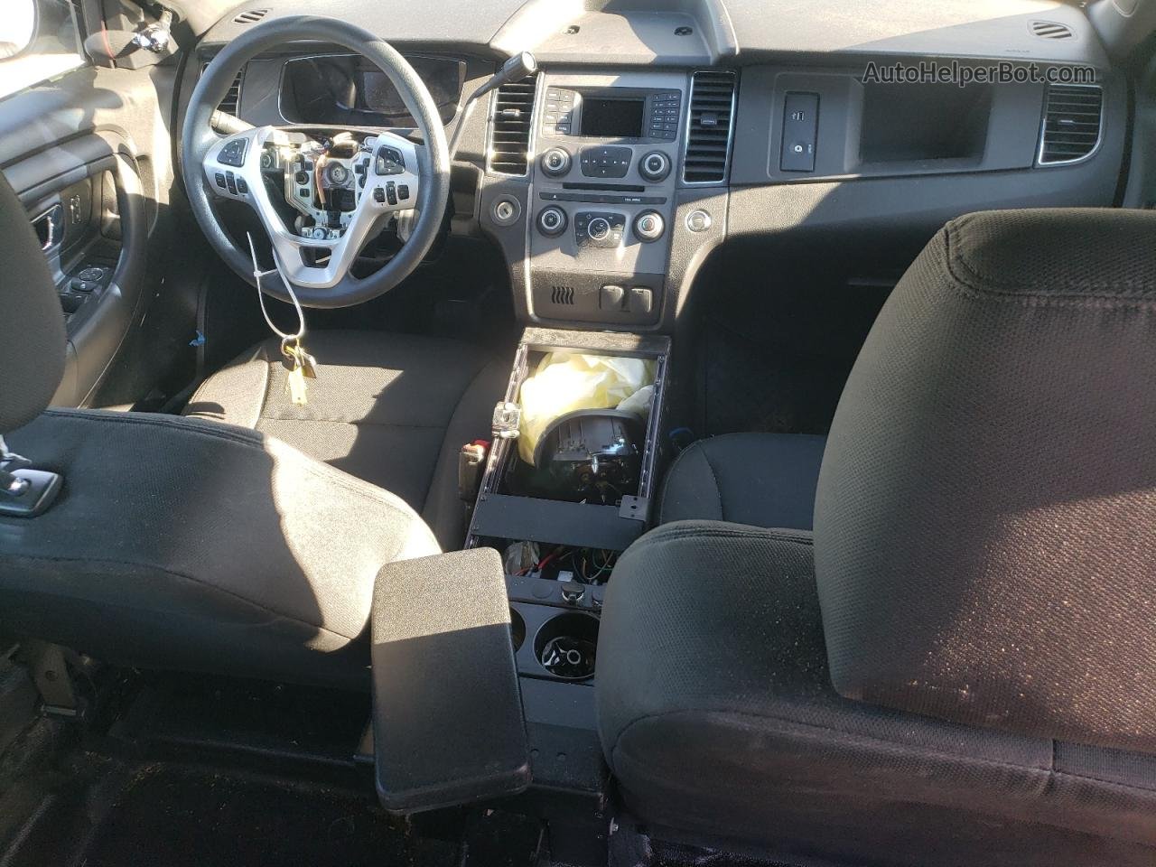 2019 Ford Taurus Police Interceptor White vin: 1FAHP2MK5KG113349