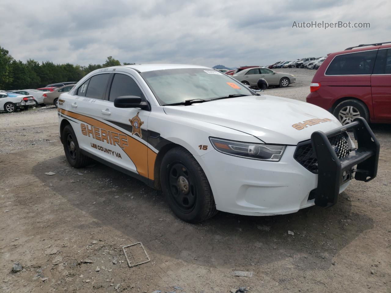 2017 Ford Taurus Police Interceptor Белый vin: 1FAHP2MK8HG121079