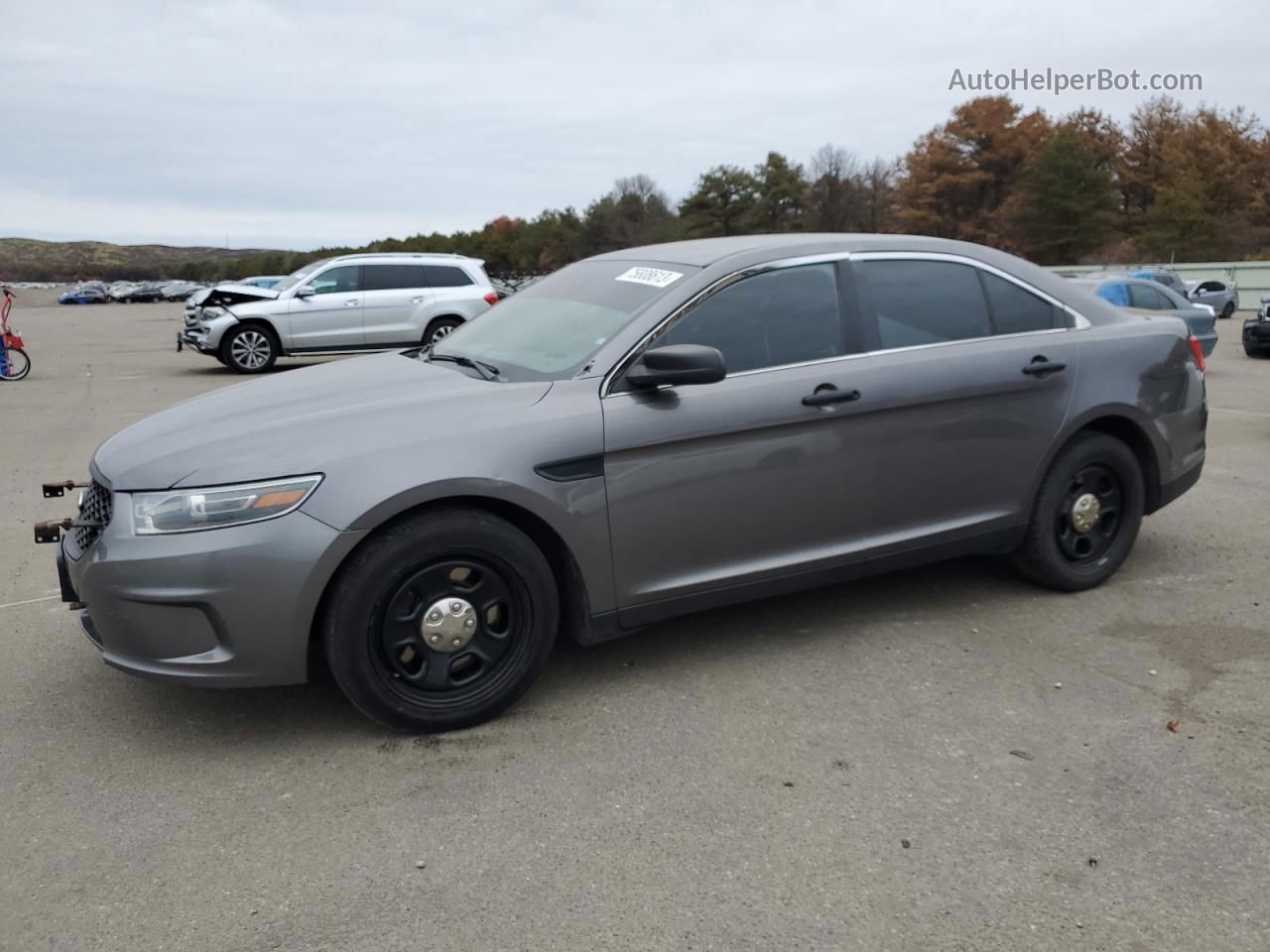 2017 Ford Taurus Police Interceptor Gray vin: 1FAHP2MK9HG109944