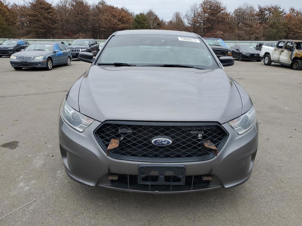 2017 Ford Taurus Police Interceptor Gray vin: 1FAHP2MK9HG109944