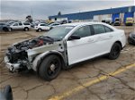 2017 Ford Taurus Police Interceptor White vin: 1FAHP2MT9HG145349