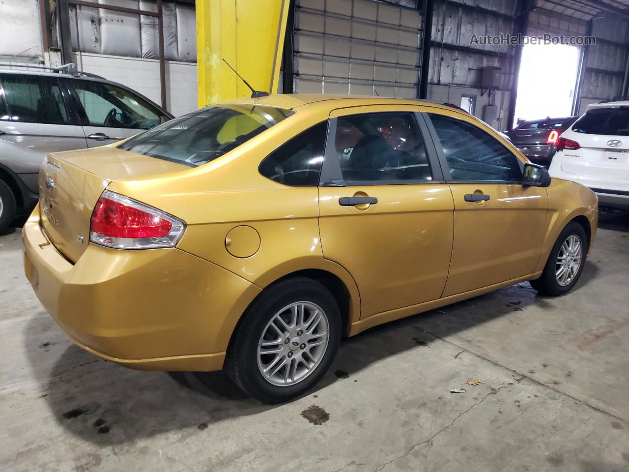 2011 Ford Focus Se Orange vin: 1FAHP35N59W198191