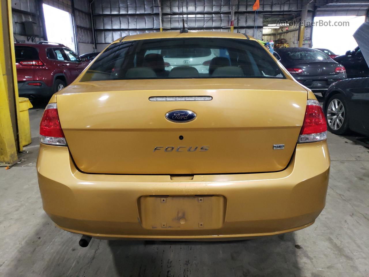 2011 Ford Focus Se Orange vin: 1FAHP35N59W198191