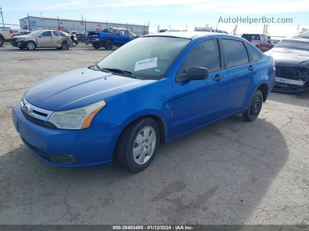 2011 Ford Focus S Blue vin: 1FAHP3EN0BW117295