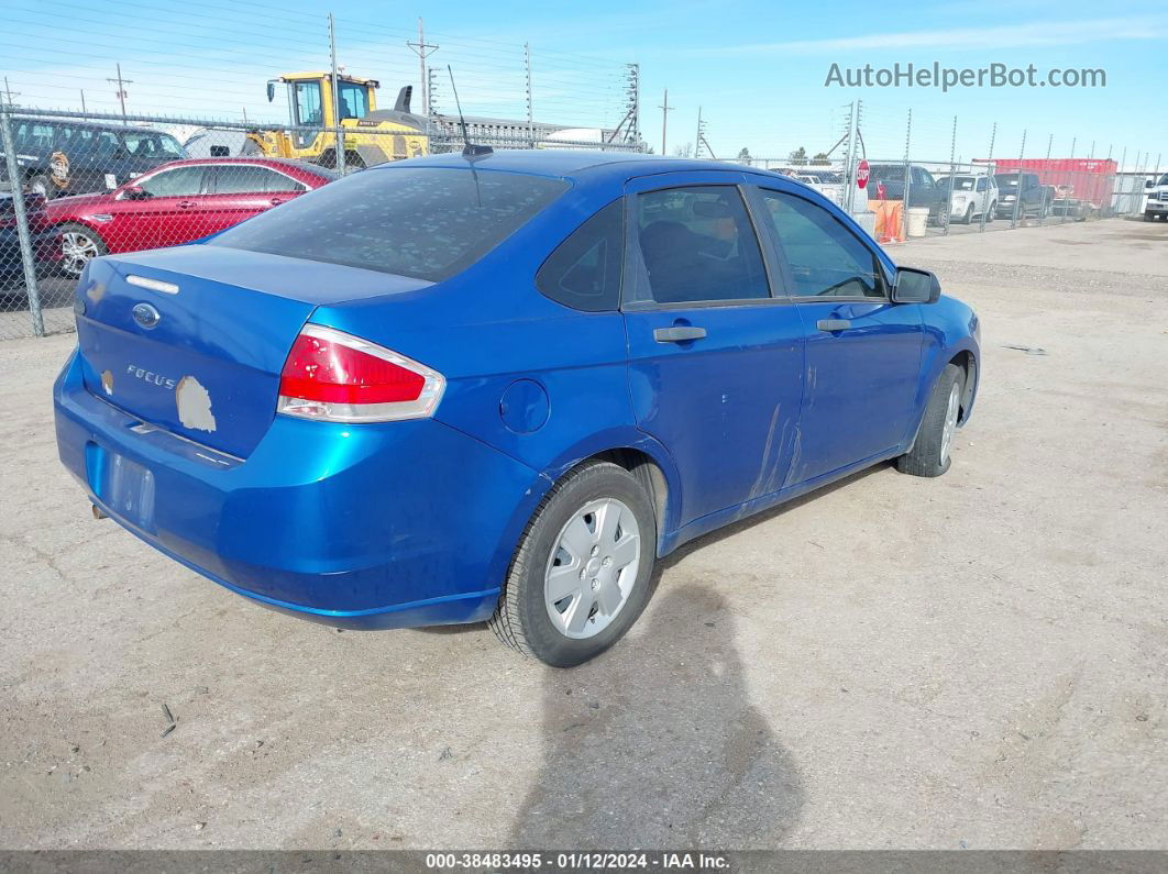 2011 Ford Focus S Blue vin: 1FAHP3EN0BW117295