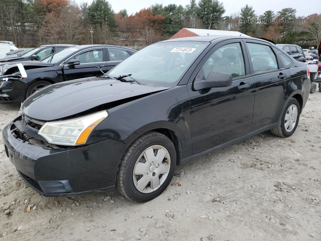 2011 Ford Focus S Black vin: 1FAHP3EN1BW156574