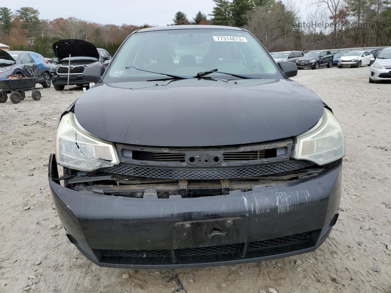 2011 Ford Focus S Black vin: 1FAHP3EN1BW156574