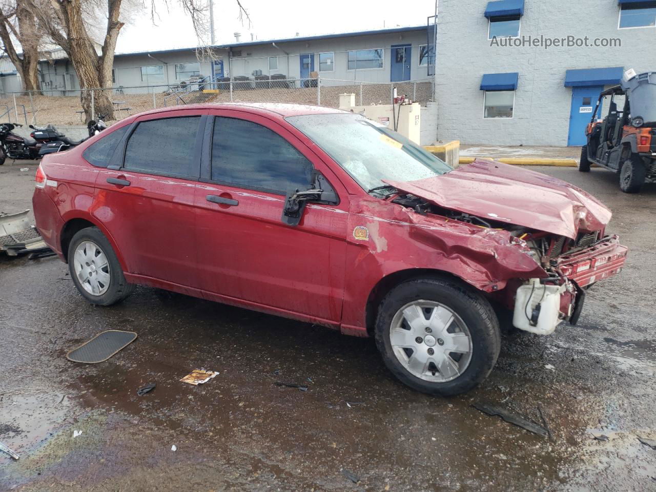 2011 Ford Focus S Burgundy vin: 1FAHP3EN4BW149022