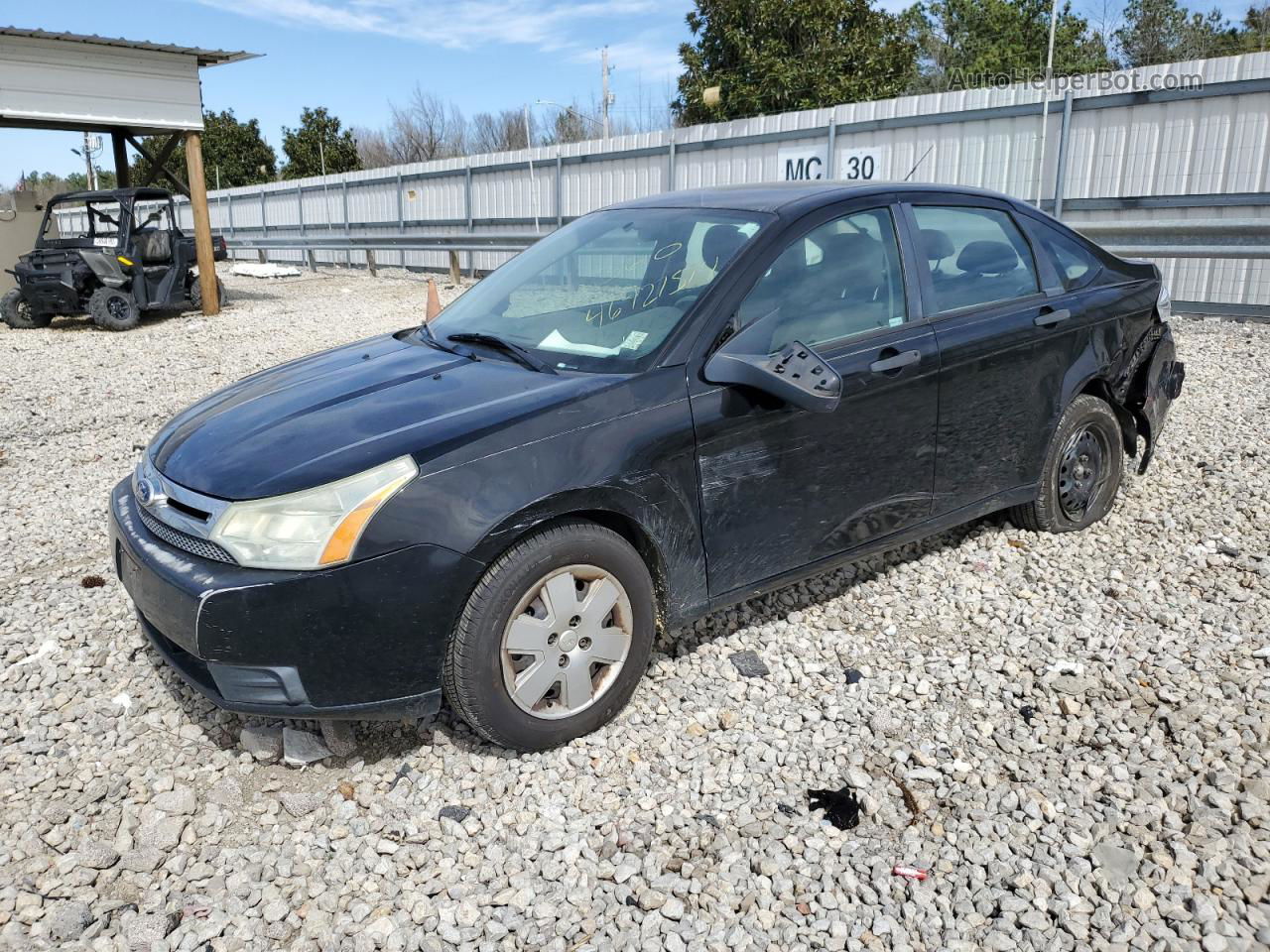 2011 Ford Focus S Black vin: 1FAHP3EN5BW110343