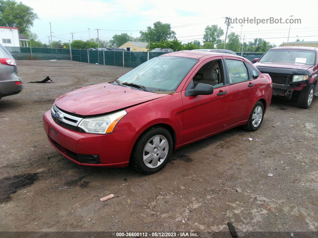 2011 Ford Focus S Red vin: 1FAHP3EN6BW105961