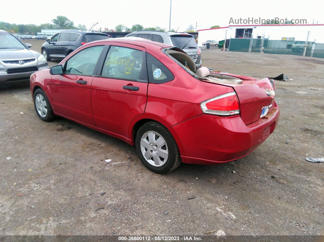 2011 Ford Focus S Red vin: 1FAHP3EN6BW105961