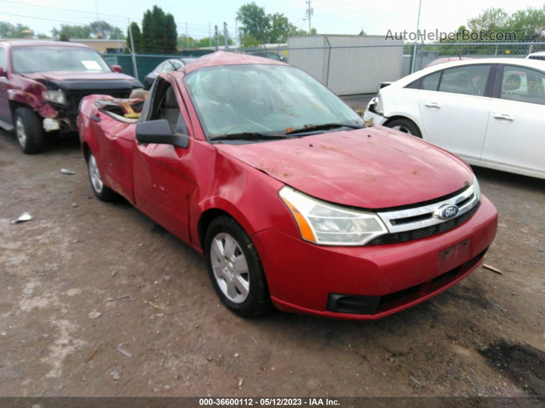 2011 Ford Focus S Red vin: 1FAHP3EN6BW105961