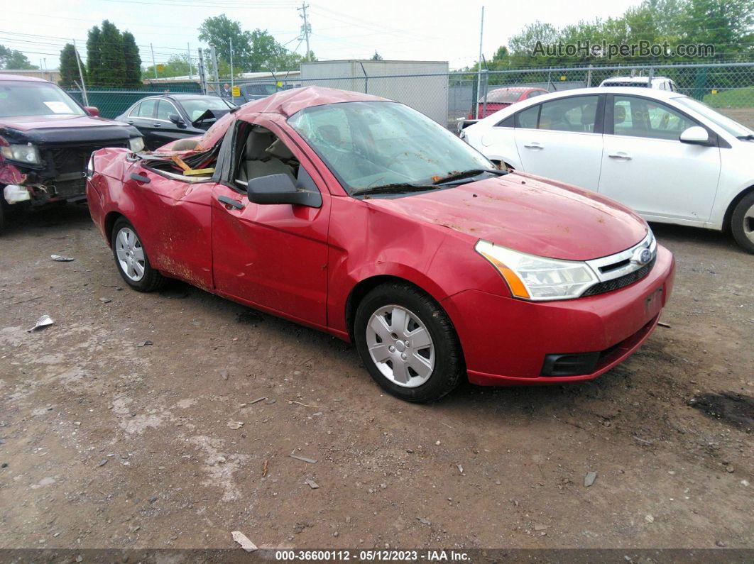 2011 Ford Focus S Red vin: 1FAHP3EN6BW105961