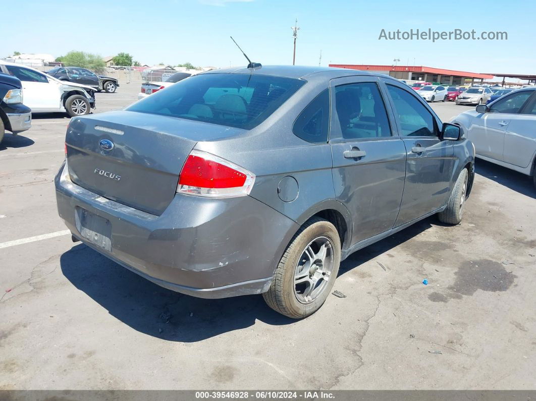 2011 Ford Focus S Gray vin: 1FAHP3EN6BW180255