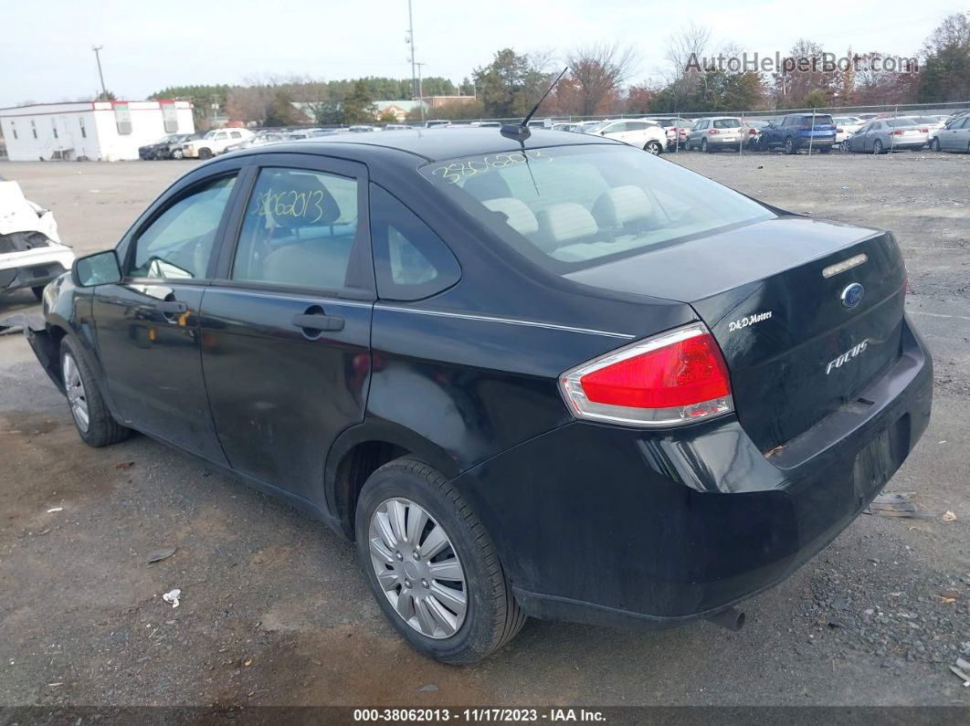 2011 Ford Focus S Black vin: 1FAHP3EN7BW187862