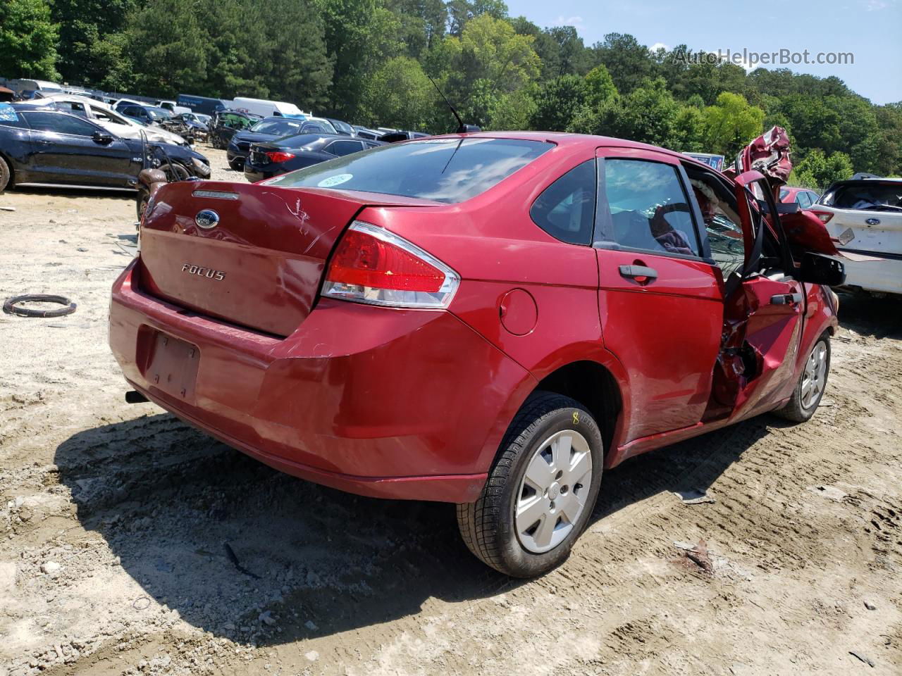 2011 Ford Focus S Red vin: 1FAHP3ENXBW110144