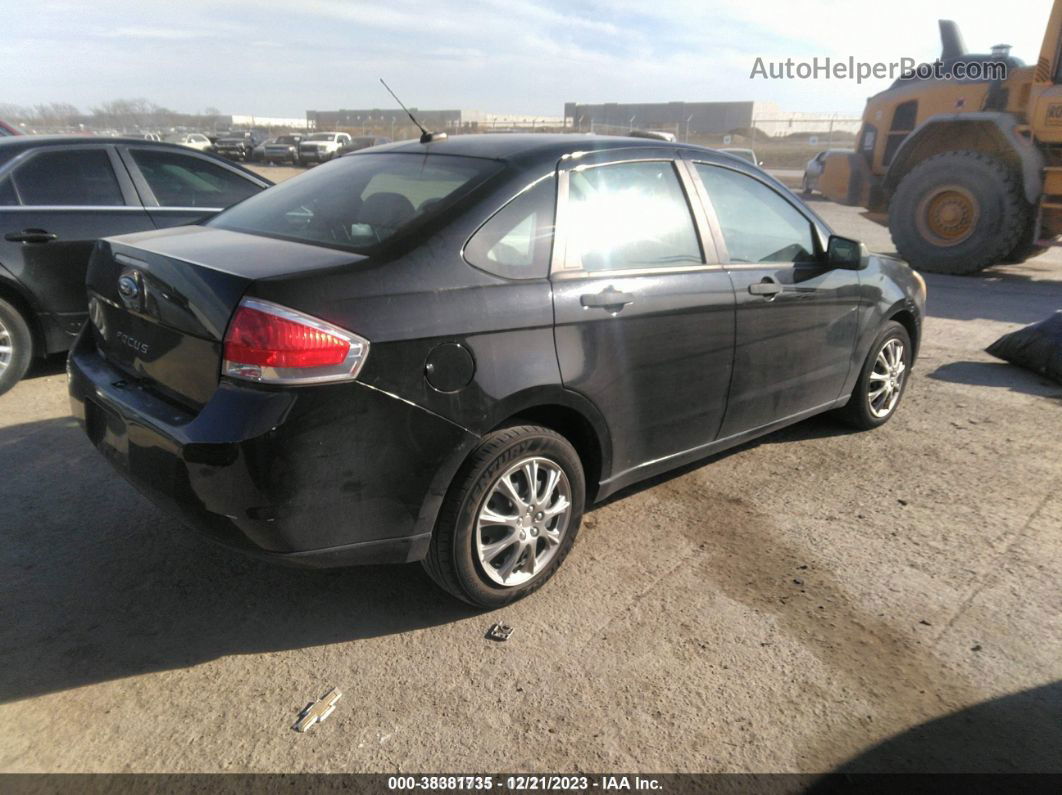 2011 Ford Focus S Black vin: 1FAHP3ENXBW122505