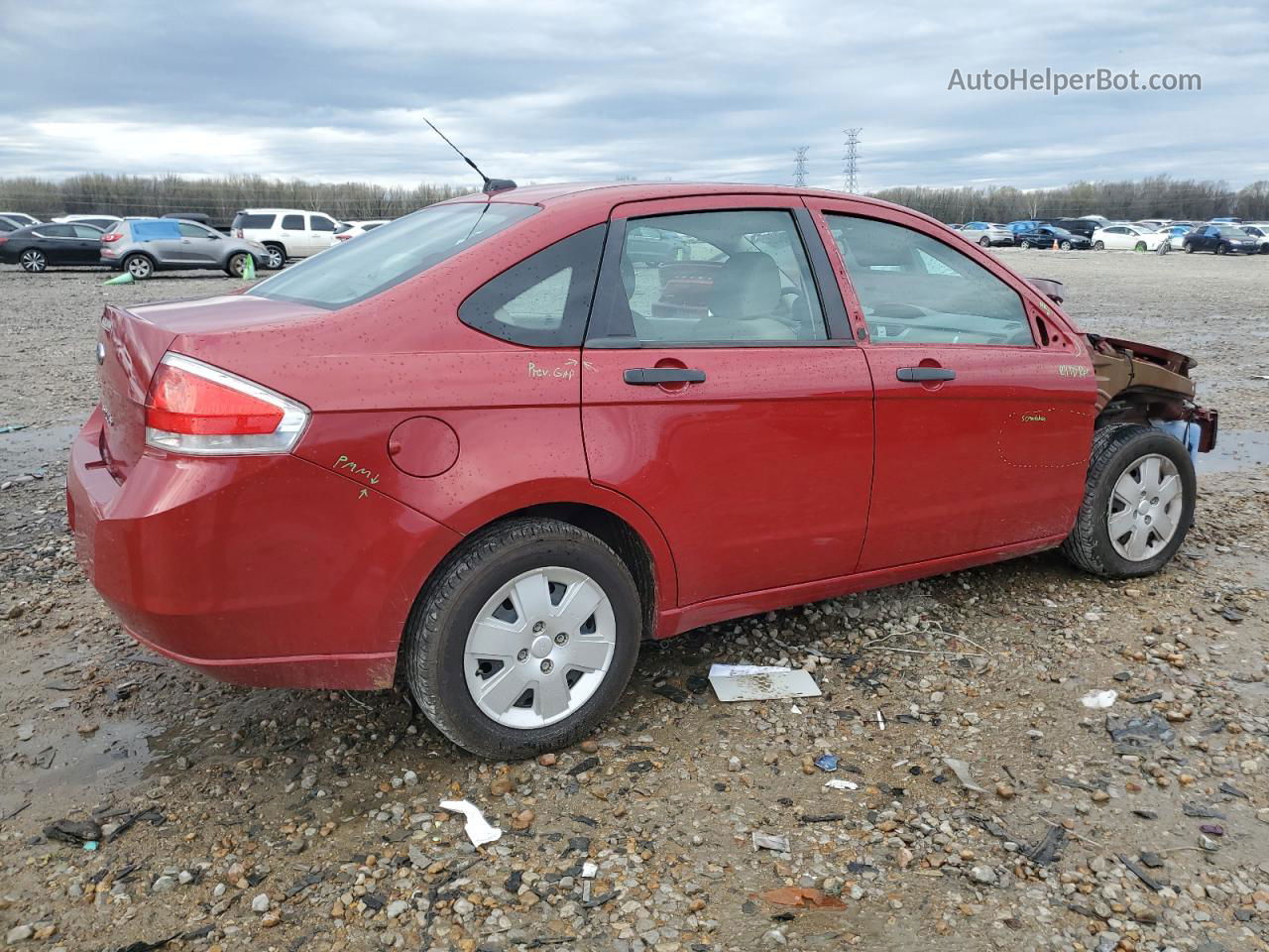 2011 Ford Focus S Red vin: 1FAHP3ENXBW174913