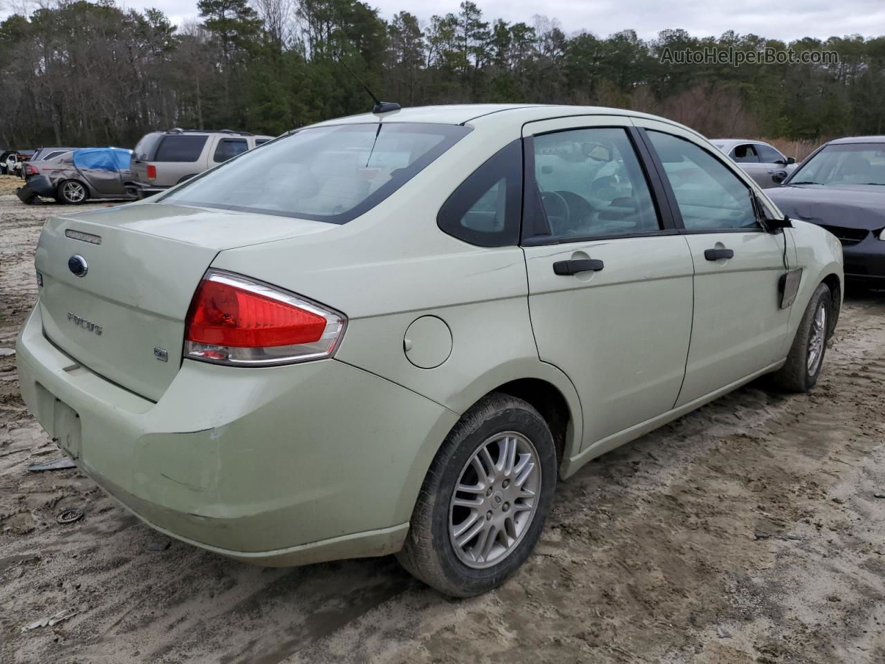 2011 Ford Focus Se Green vin: 1FAHP3FN0BW115125