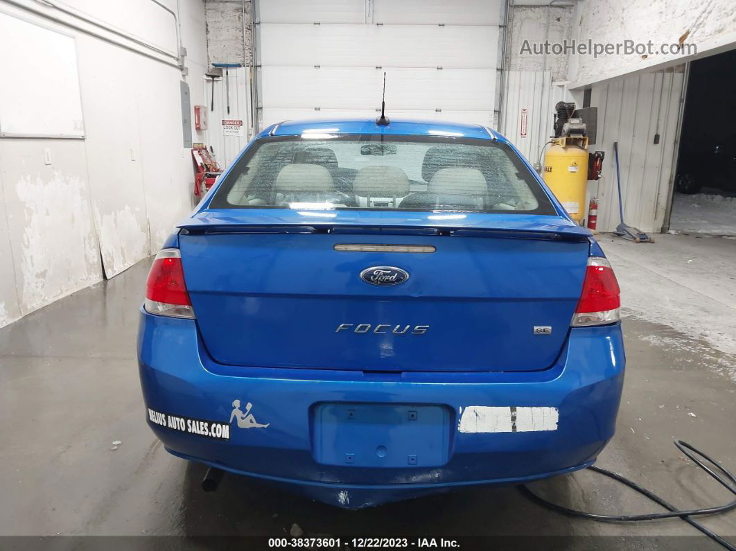 2011 Ford Focus Se Синий vin: 1FAHP3FN0BW118459