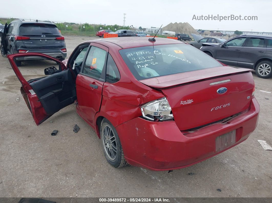 2011 Ford Focus Se Красный vin: 1FAHP3FN0BW126707