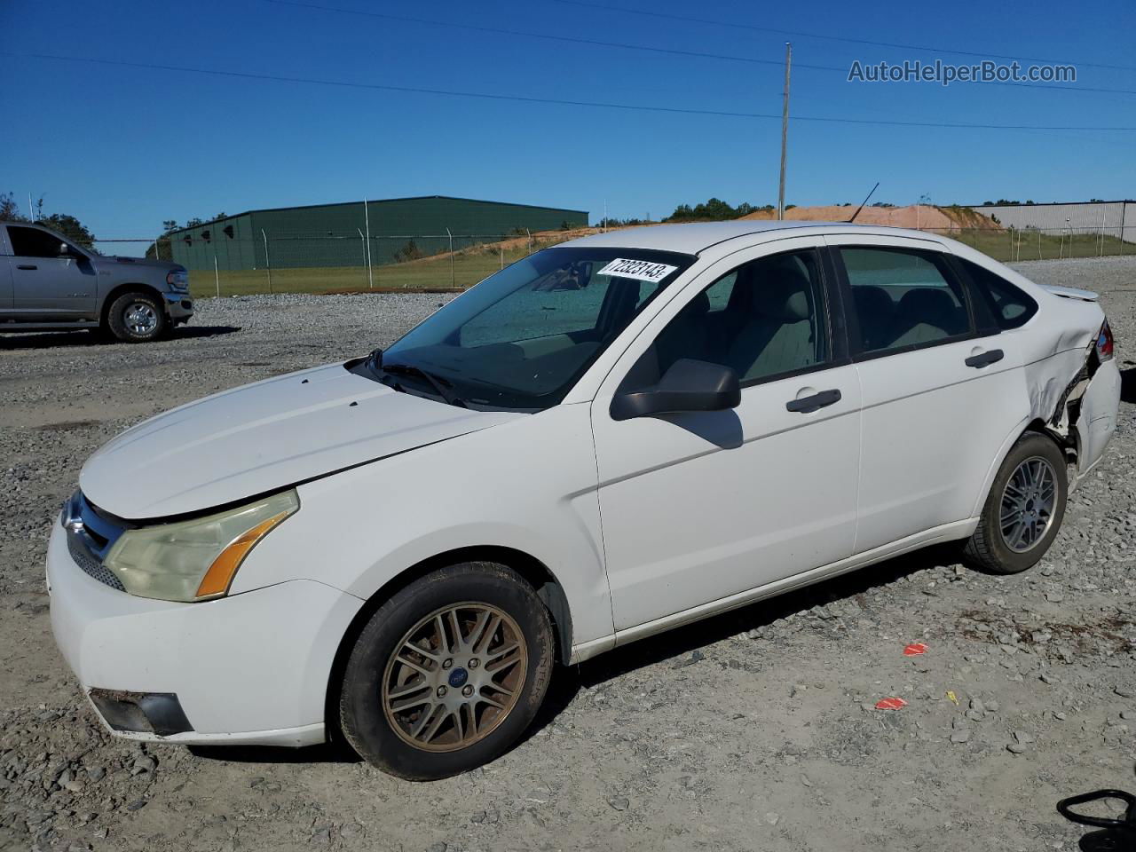 2011 Ford Focus Se White vin: 1FAHP3FN0BW150103