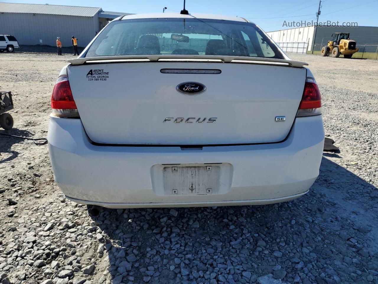 2011 Ford Focus Se White vin: 1FAHP3FN0BW150103