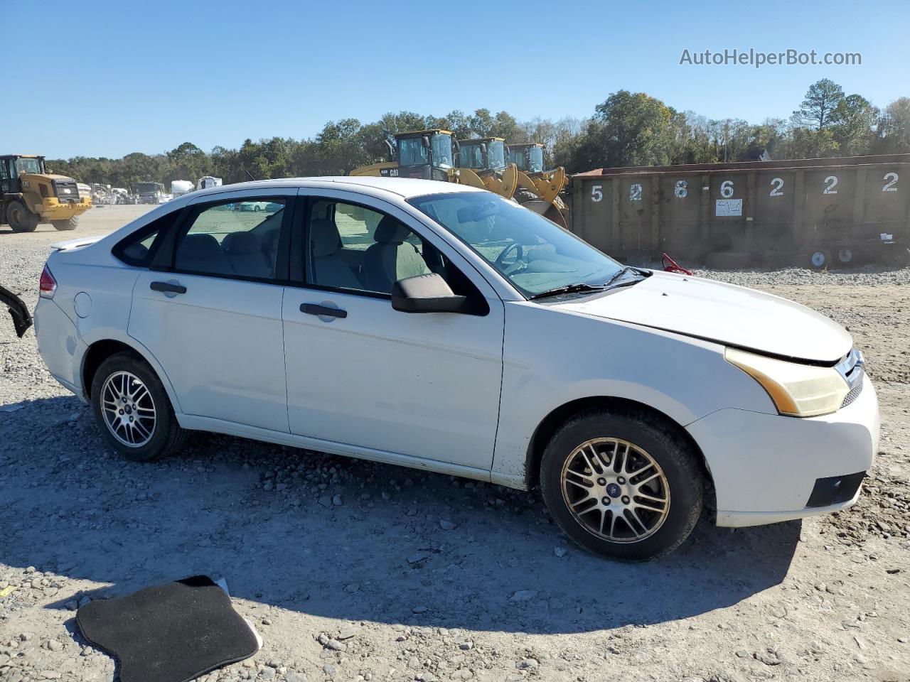 2011 Ford Focus Se White vin: 1FAHP3FN0BW150103