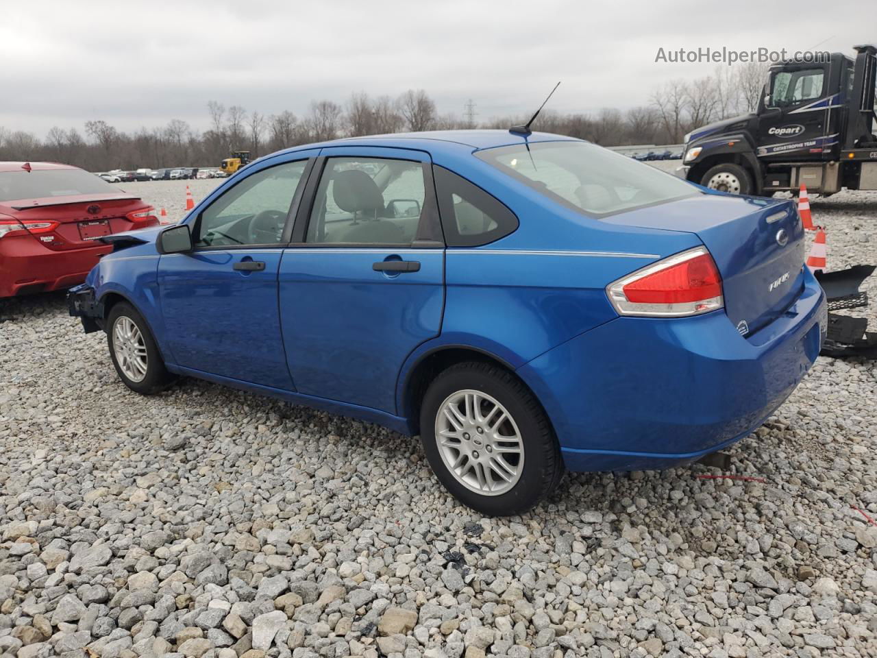 2011 Ford Focus Se Blue vin: 1FAHP3FN0BW192786