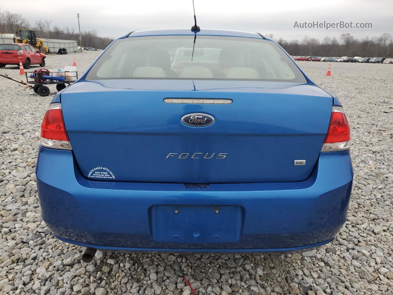 2011 Ford Focus Se Blue vin: 1FAHP3FN0BW192786