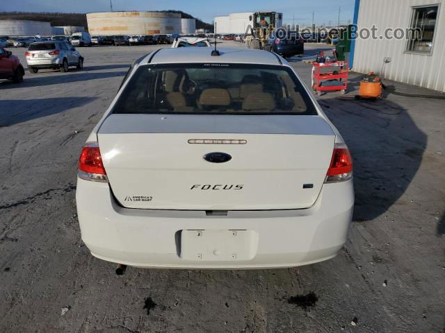 2011 Ford Focus Se White vin: 1FAHP3FN0BW196806