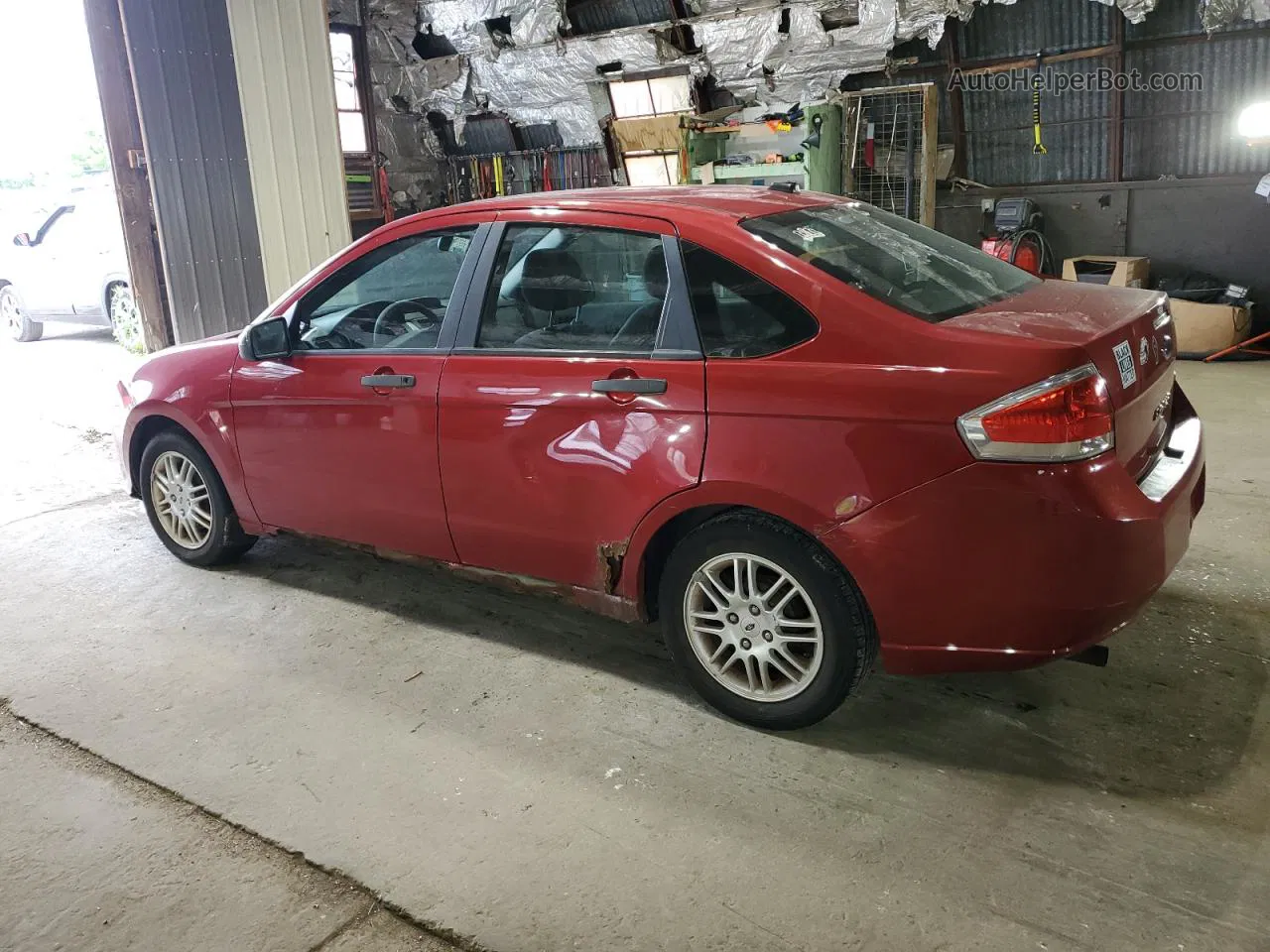 2011 Ford Focus Se Red vin: 1FAHP3FN1BW114694