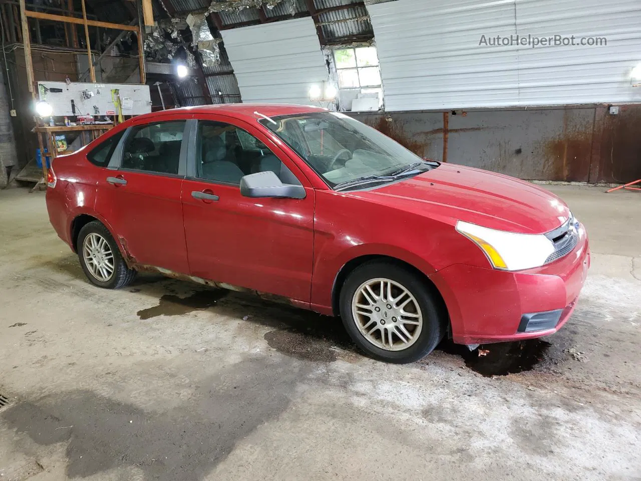 2011 Ford Focus Se Red vin: 1FAHP3FN1BW114694