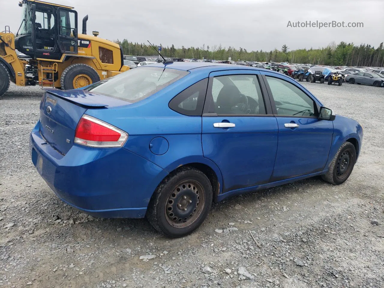 2011 Ford Focus Se Blue vin: 1FAHP3FN1BW137117