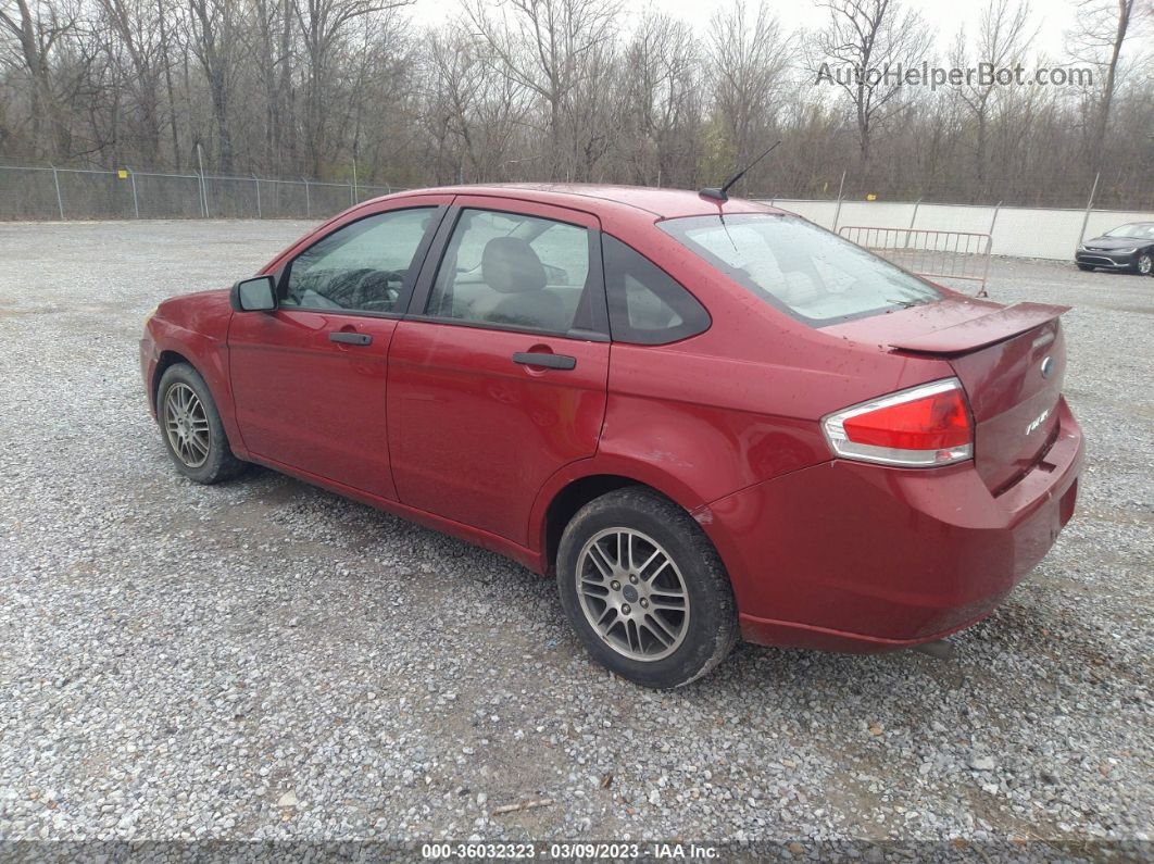 2011 Ford Focus Se Red vin: 1FAHP3FN1BW142009