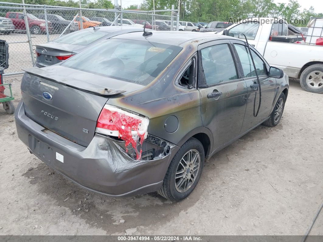 2011 Ford Focus Se Gray vin: 1FAHP3FN1BW176774