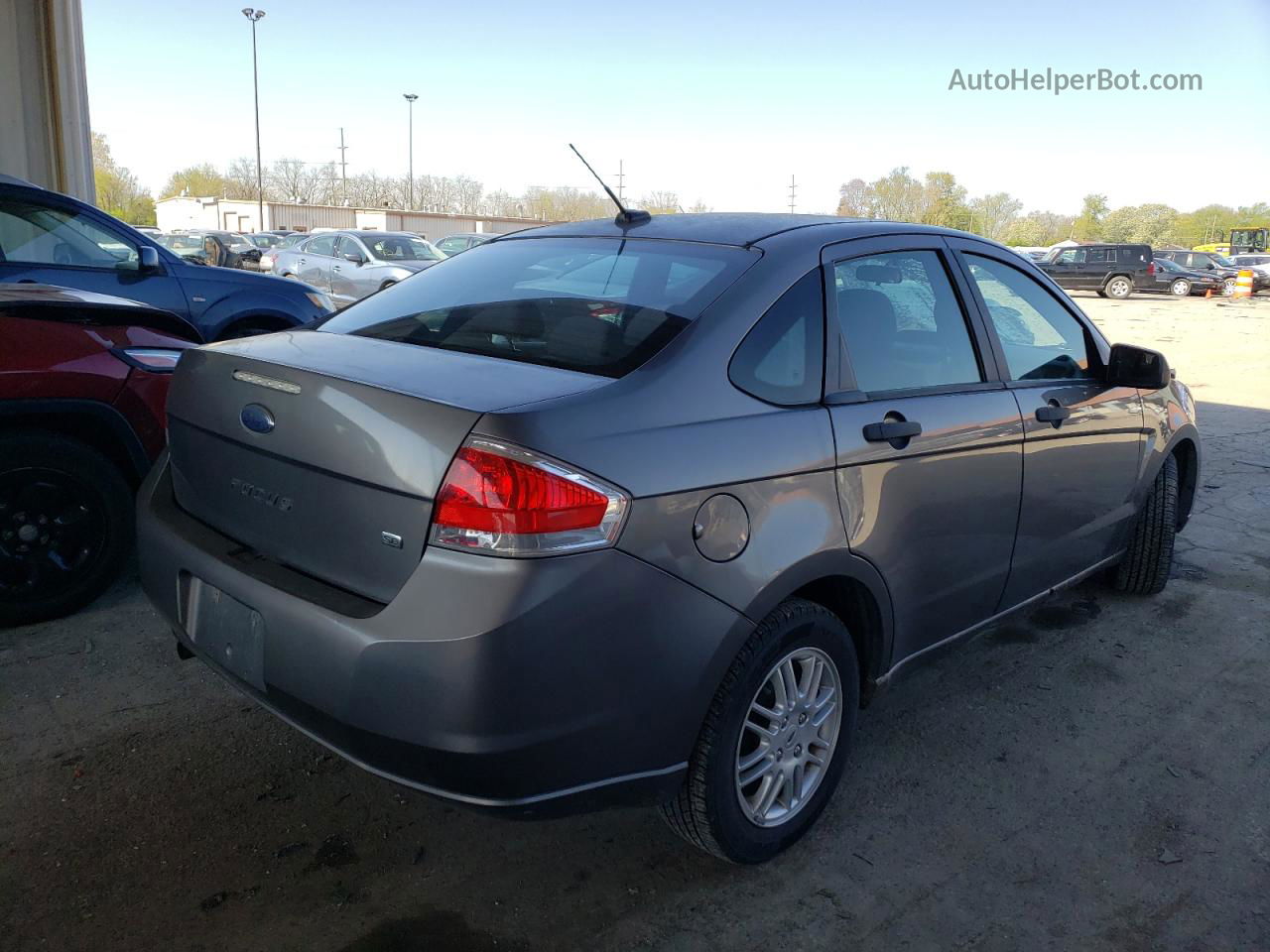 2011 Ford Focus Se Gray vin: 1FAHP3FN1BW194630