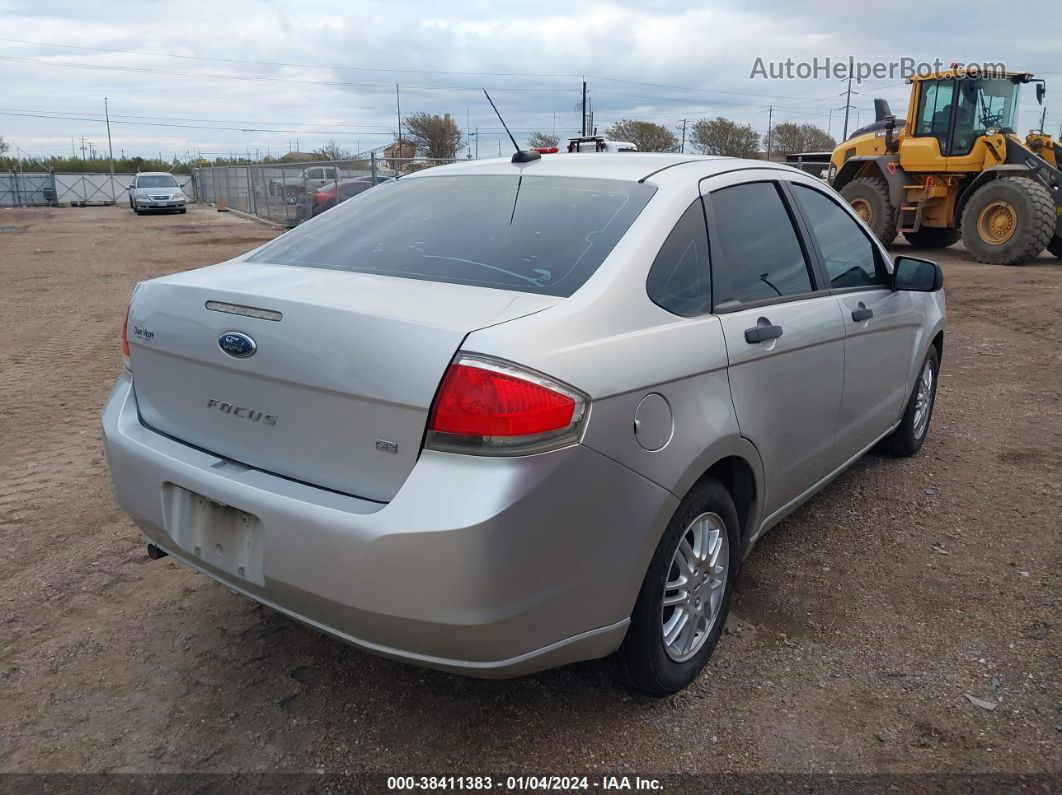 2011 Ford Focus Se Silver vin: 1FAHP3FN1BW196605