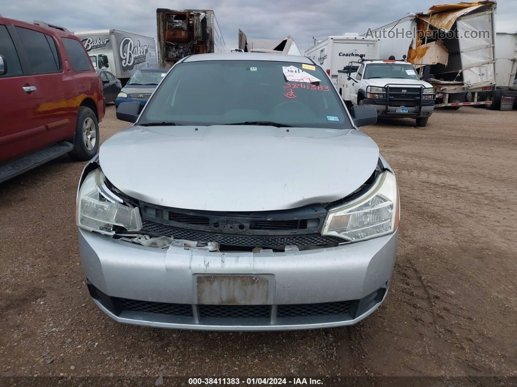 2011 Ford Focus Se Silver vin: 1FAHP3FN1BW196605